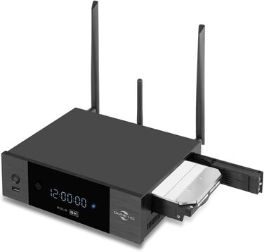 Dune HD Solo 8K, медіаплеєр, Android TV Box, Dolb Visio, Atmo, S928X-K/J, HD Audio, HDMI, 2.1a, BT 5.2, WiFi6, 1Gbit, USB 3.0, 8GB / 64GB, 3.5 HDD Rack, Optical /Коаксіальний S/PDIF, 8Kp60, 4K, 1080p