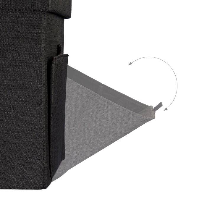 Relaxdays Складний табурет з кришкою