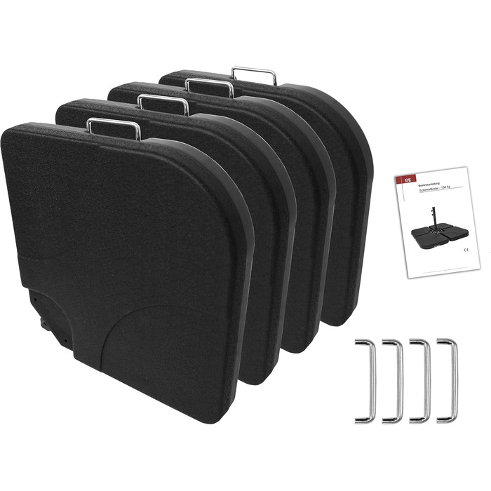 Підставка для парасольки від сонця заповнювана (до 130 кг), основа-вага для консольної парасольки