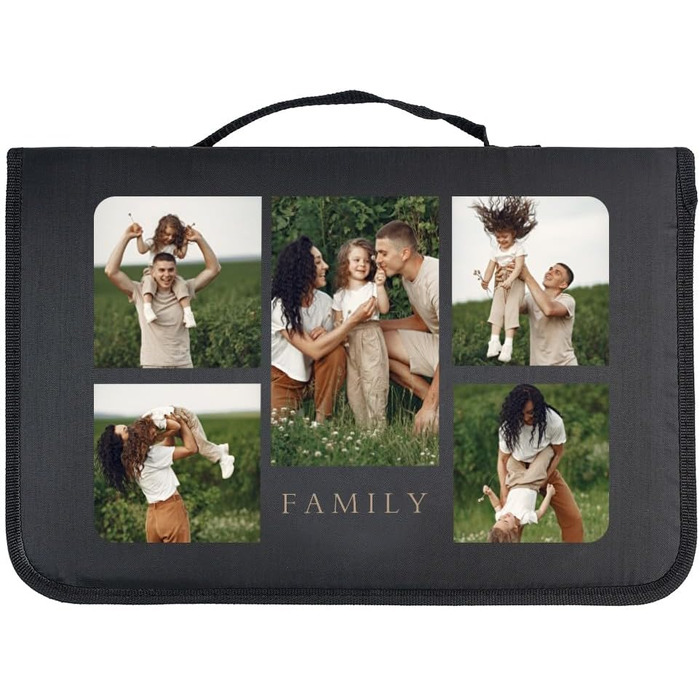 Wanapix Набір для барбекю з персоналізацією | 6 аксесуарів (2 ножі, заточувач, ніж для нарізання, щипці, бамбукова дошка)