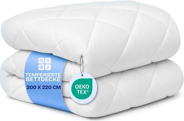 Ковдра DREAMWAY 4-сезонна, 135x200 см, мікрофібра 300gsm, біла, сертифікат Oeko-Tex, дихаюча