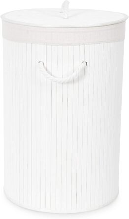 Кошик для білизни з бамбука знімний мішок - стильний аксесуар для ванної, спальні або пральні, декоративне зберігання