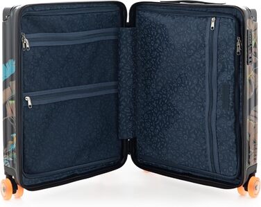 Набір валіз Hauptstadtkoffer Q-Damm (S & L) з TSA, Leopard, 54 см