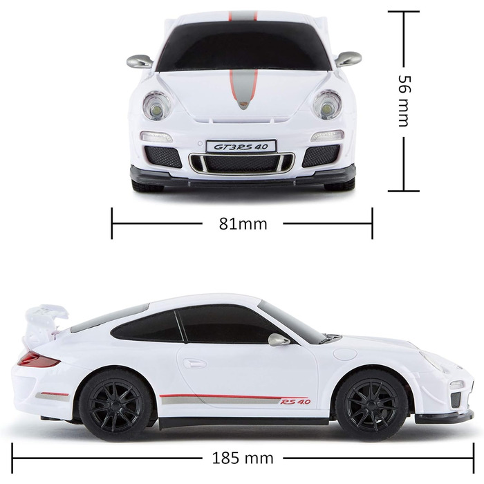 Porsche 911 GT2 RS Clubsport 25 - Модель на радіокеруванні 1:24, офіційно ліцензована, сіра. RC авто для хлопчиків та дівчаток