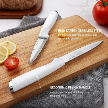 Набір кухонних ножів Messerblock з кухонними ножами та ножицями, 6 предметів, чорний