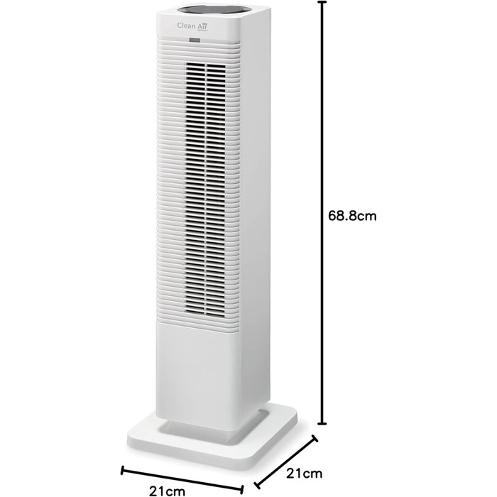 Обігрівач та вентилятор 2-в-1 Clean Air Optima CA-904G Smart: Потужність 1000/2000 Вт, цифровий термостат, осциляція 80º, для приміщень до 40 м²
