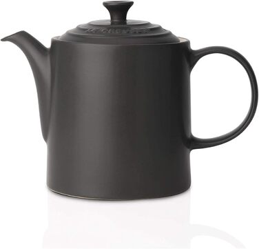Чайник Le Creuset 1.3 л з кераміки, чорний матовий, 70703130000000