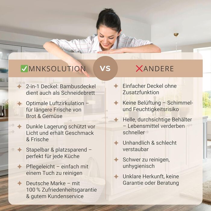 Коробки для зберігання картоплі та овочів MNKsolution (3 шт.) - Чорні контейнери для картоплі, овочів, цибулі та часнику - Органайзер для кухні