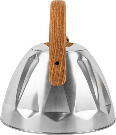 Чайник Karl Hausmann 3L з автоматичним свистком для індукційних, газових та електричних плит (нержавіюча сталь)