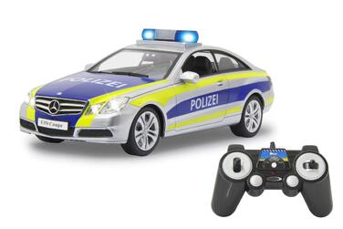 Модель Mercedes-Benz E350 Coupe 1:16 JAMARA 410023, 2.4GHz, світло-звукові ефекти (сирена, сигналізація, блимання, 4 швидкості)