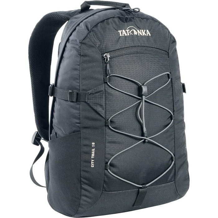 Рюкзак Tatonka City Trail 19л - Денний рюкзак з 15-дюймовим відділенням для ноутбука - Має місце для папки DIN A4 - 19 літрів об'ємом 19 літрів Чорний