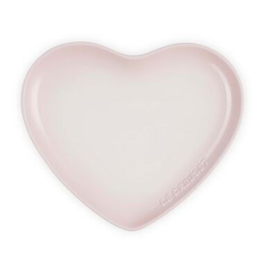 Тарілка у формі серця 23 см Рожеве серце Le Creuset