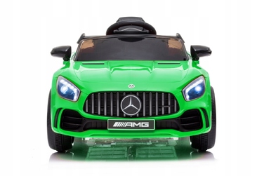 Дитячий електромобіль Mercedes AMG GTR зі шкіряним салоном, EVA