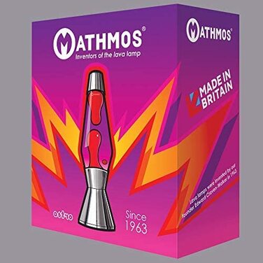 Лавова лампа Mathmos Astro Lava Lamp The Original фіолетова/помаранчева