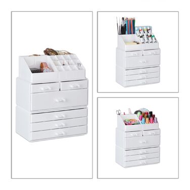 Організатор для косметики Relaxdays з 6 висувними ящиками