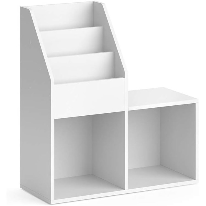 Книжкова шафа Vicco Luigi, біла, 72 x 79 см