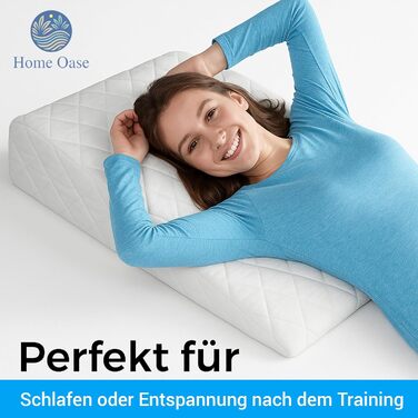 Ортопедична подушка для ніг, подушка для відпочинку ніг, подушка для поліпшення кровообігу, пральна, 71x40x15 см