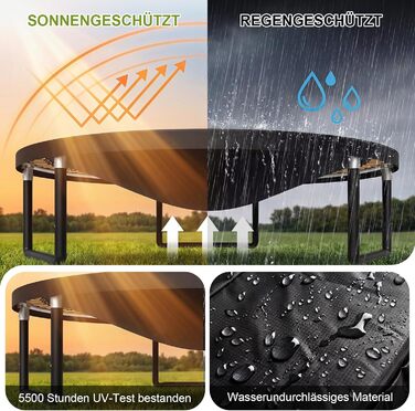 Батут Devoko вуличний Ø228/305/366/427/488 см з захисною сіткою та драбиною, чорний. Дитячий батут для саду з сертифікатом GS