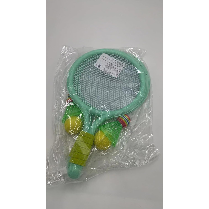 Набір дитячих ракеток для бадмінтону та тенісу, для спорту на свіжому повітрі та в приміщенні (зеленого кольору)
