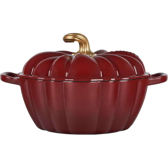 Le Creuset Cocotte Rhone, горщик з емальованого чавуну, 4 л, білий з мідним ручками