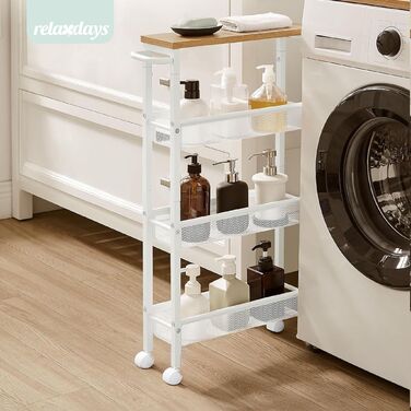 Органайзер Relaxdays для ванної кімнати з 4 ярусами