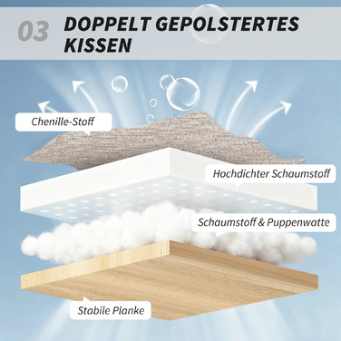 Крісло-гойдалка HOMCOM з м'яким сидінням, сталевими ніжками та дерев'яними ковзанами, кремово-біле