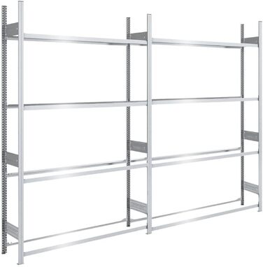 Стійка для шин PROREGAL PROEGAL, німецька якість, 200x100x43 см, 3 яруси, вантажопідйомність 150 кг, до 5 шин на ярус. Ідеально для гаража.