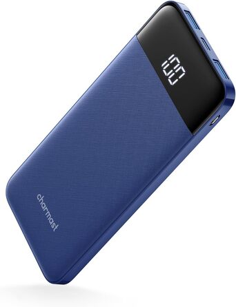 Дисплей, сумісний з iPhone, Samsung, Huawei (синій), 10400mAh USB C, LED-