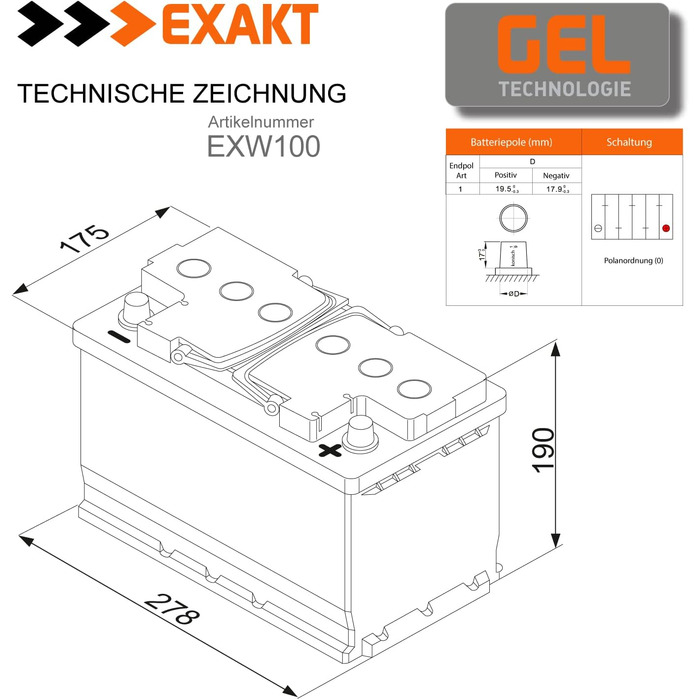 Акумулятор 12V 120Ah Акумулятор для автофургонів Сонячна батарея Акумулятор для човнів Гелевий акумулятор Гелевий акумулятор замінює 100Ah 110Ah (100AH 12V)