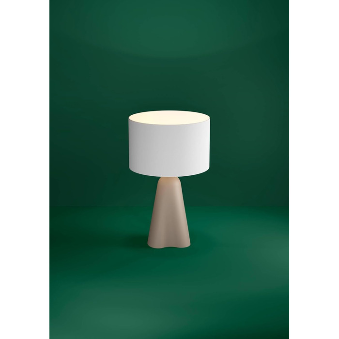 Підвісний світильник EGLO Tolleric, підвісний світильник на 3 лампи над обіднім столом, світильник для їдальні з металу чорного кольору та кераміки пісочних кольорів, підвісний світильник з цоколем E27, L 150 см (настільна лампа)