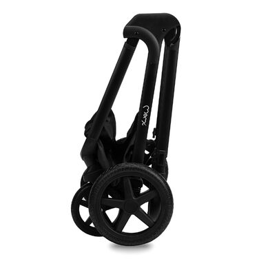 Дитяча коляска MoMi GISELLE 2 в 1 комбінована, бежева: для малюків від народження до 22 кг, з 5-точковим ременем безпеки, збірно-розкладна, з кошиком, матрацом, дощовиком та пеленатором