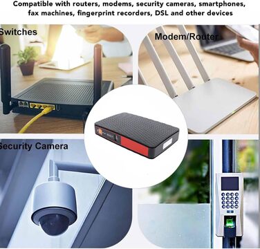 Mini-USV з акумулятором 8000 mAh для роутера, камери, системи безпеки (EU-штекер)