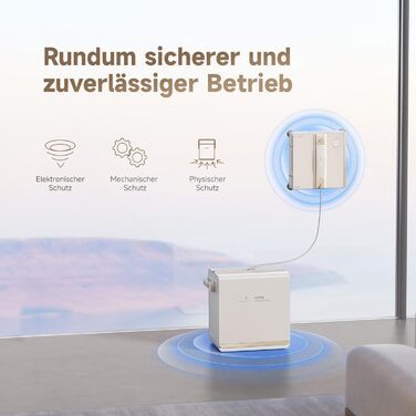 Робот-мийник вікон Dreame C1 Station S Kit з мобільною станцією, автоматичним згортанням кабелю та CornerClean-технологією