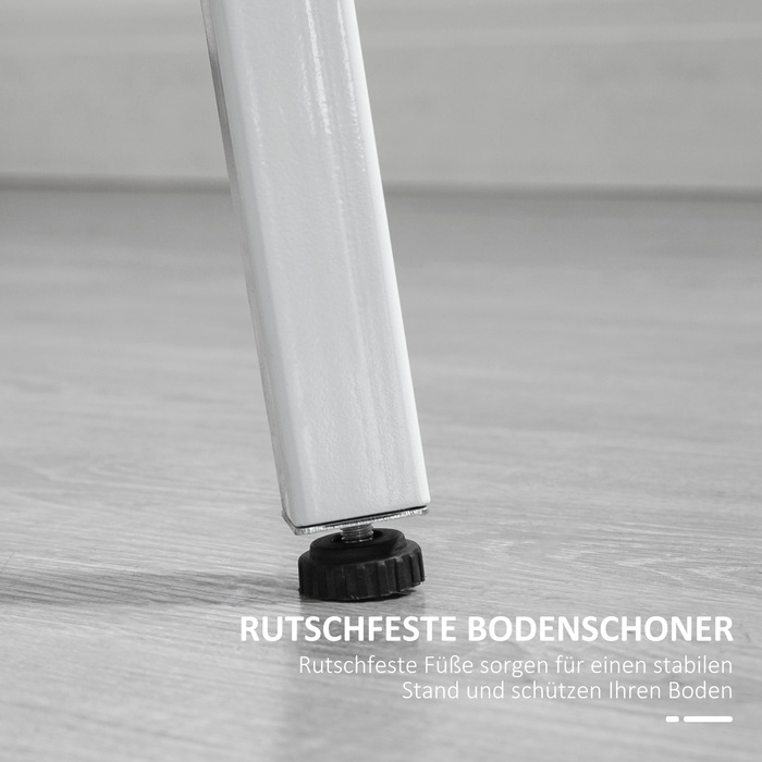 Стіл Естіш: Індустріальний стиль, округлий дизайн, міцна конструкція (до 60 кг), діаметр 80 см x висота 76 см, натуральне дерево/білий