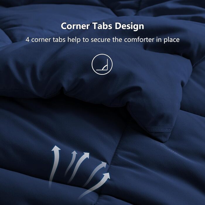 Ковдра CozyLux 200x200 см для всіх сезонів, мікрофібра 300gsm, біла. Розміри: 135x200 см, 200x200 см