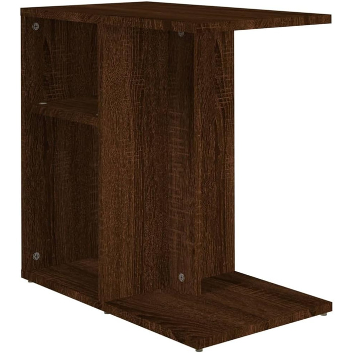 Журнальний столик з місцем для зберігання Журнальний столик Стіл для вітальні Журнальний столик Журнальний столик Стіл для чаю Стіл для вітальні 50x30x50см Інженерна деревина (коричневий дуб)