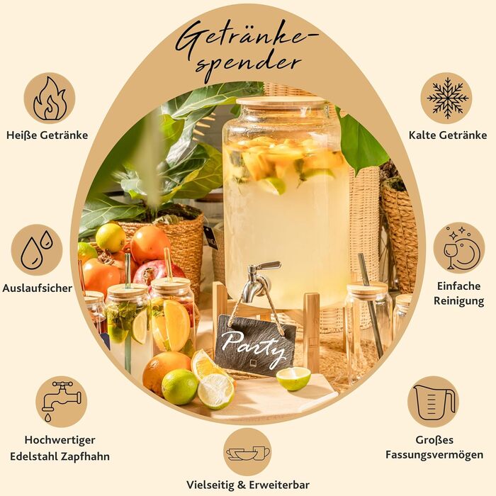 Скляна графиня SÄNGER London 1.15 л сірого кольору з ручкою, для води та крижаного чаю, миється в посудомийній машині