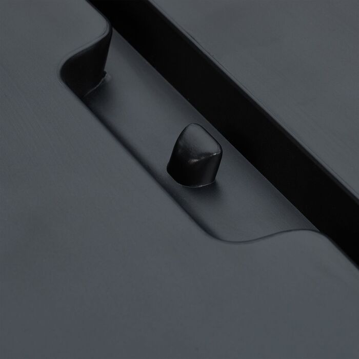 Підставка для ноутбука Relaxdays для підтримки ніг, чорна