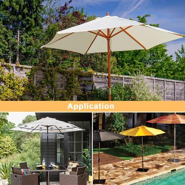 Чохол для парасольки/маркетки, 3-5 м, великий, захист від сонця, вітру, снігу, UV-стійкий, 160x30/30 см