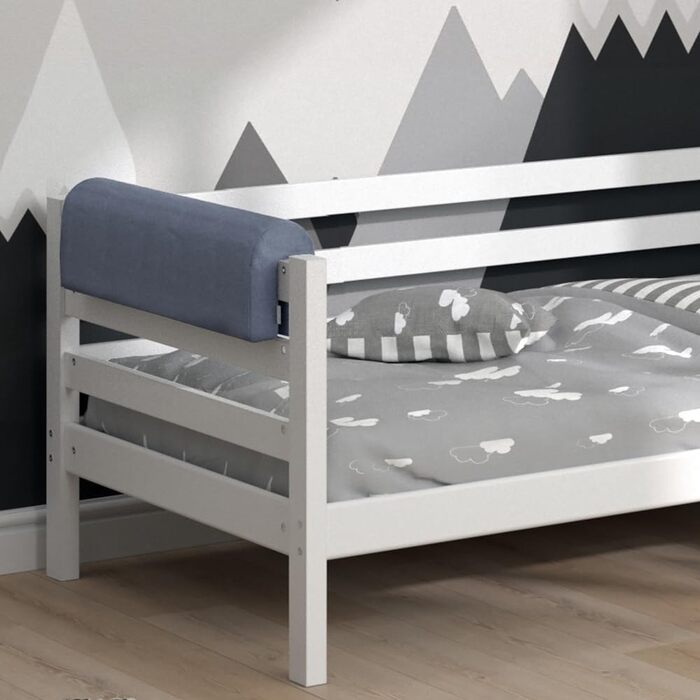 Захисний бортик для ліжечка Bettumrandung 70x20 см сірий, універсальний, для безпеки малюка