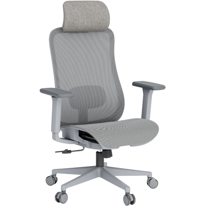 Крісло офісне OfficePro Wave OC670-G-G-G