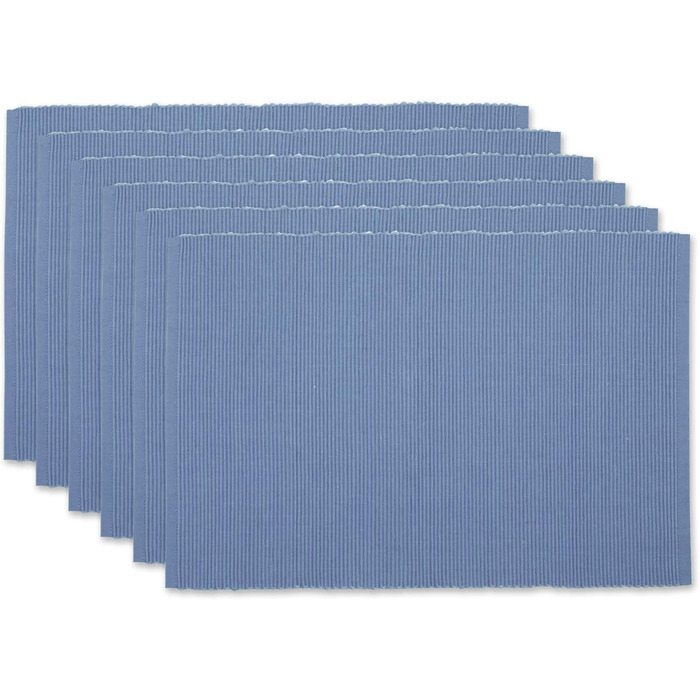Набір тканинних серветок DII Basic Everyday, 6 шт., 33x48 см, блакитний (Stonewash Blue)