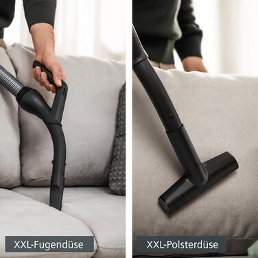 Пылесос Siemens Z7.0 VSZ7X500 с мешком для сбора пыли: для аллергиков, тихий, 650 Вт, серый