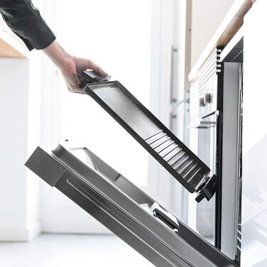 Електрична гриль-плита Cecotec Tasty&Grill 2000 InoxStone, 2000 Вт, нержавіюча сталь, регульована температура, антипригарне покриття