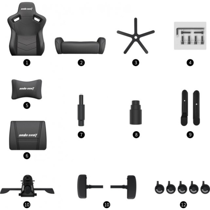 Крісло ігрове Anda Seat Kaiser 2 XL Brown