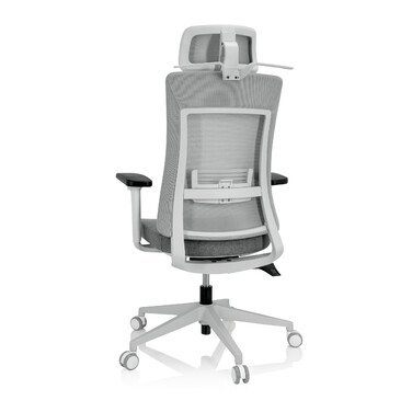 Офісне крісло COMFIO WMH з сірої сітчастої тканини / тканини hjh OFFICE