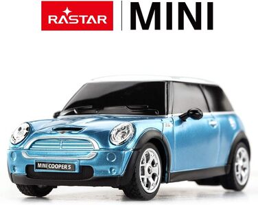Радіокерований автомобіль Mini Cooper Rastar 1:24, електричний, блакитний