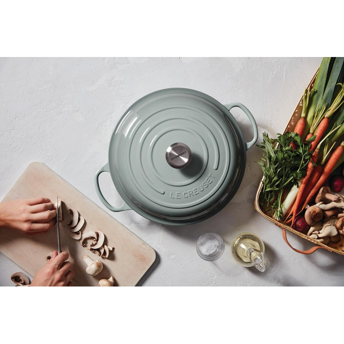 Каструля Le Creuset з емальованого чавуну, 3,5 л, колір 'Морська сіль'