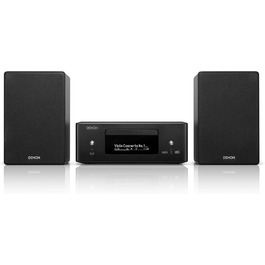 Компактна система Denon CEOL N-12DAB, HiFi, CD, потокове передавання, HEOS, Bluetooth, AirPlay 2, DAB (чорний)