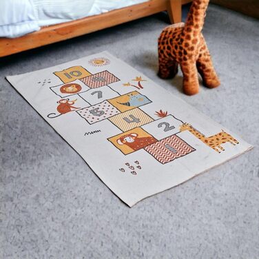 Килим для хмелю тварин для дитячої кімнати, товстий, м'який, ігровий килимок, навчальний, смішний, килимок для пікніка